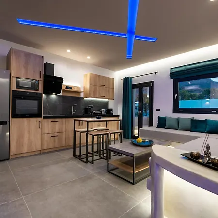 דירה The Penthouse Santorini, Kamari, Thira *