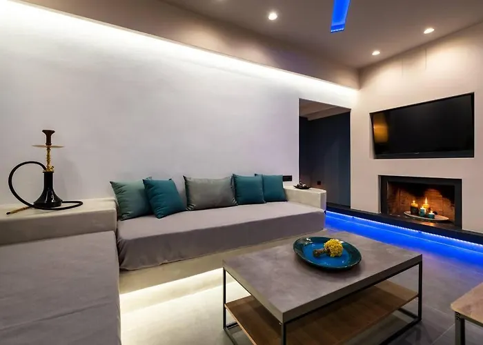 Appartement The Penthouse Santorini, Kamari, Thira Firá