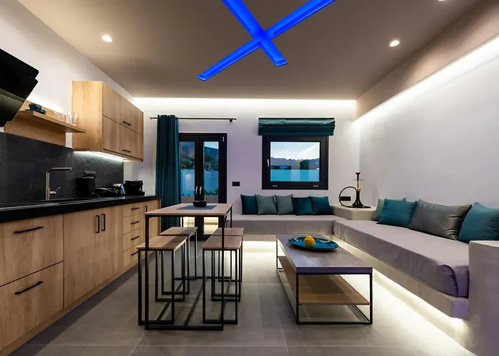 Appartement The Penthouse Santorini, Kamari, Thira Firá